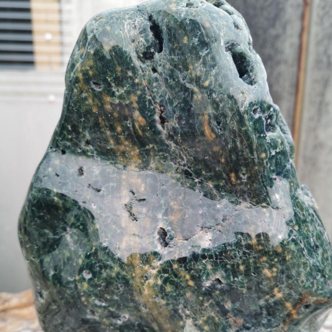 オーシャンジャスパー　鑑賞石　石　置物　オブジェ　インテリア