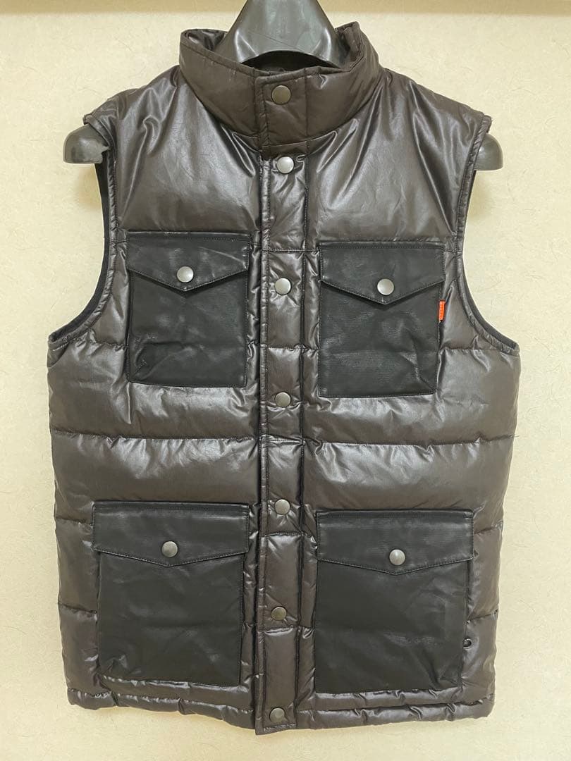 BURTON HERITAGE ダウン ベスト S ブラック 黒 バートン