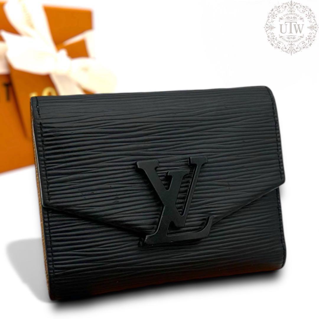 希少品　ルイヴィトン エピ ポルトフォイユ　ヴィクトリーヌ　折財布