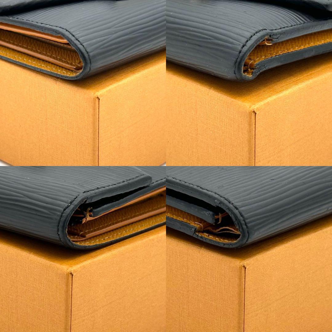 希少品　ルイヴィトン エピ ポルトフォイユ　ヴィクトリーヌ　折財布