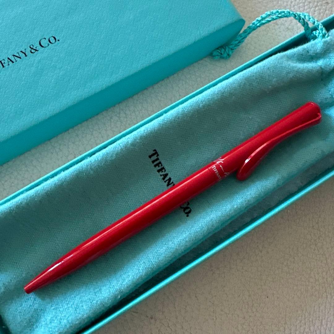 新品.未使用　Tiffany& Co. エルサ・ペレッティ™ ボールペン　赤
