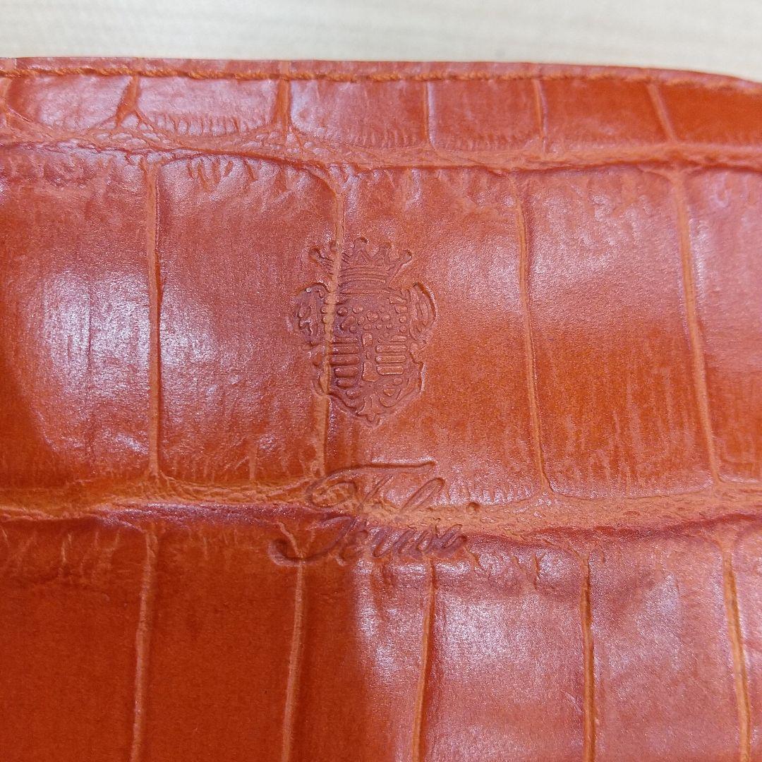 未使用・極美品 Felisi ケース 小銭入れ 財布 オレンジ系