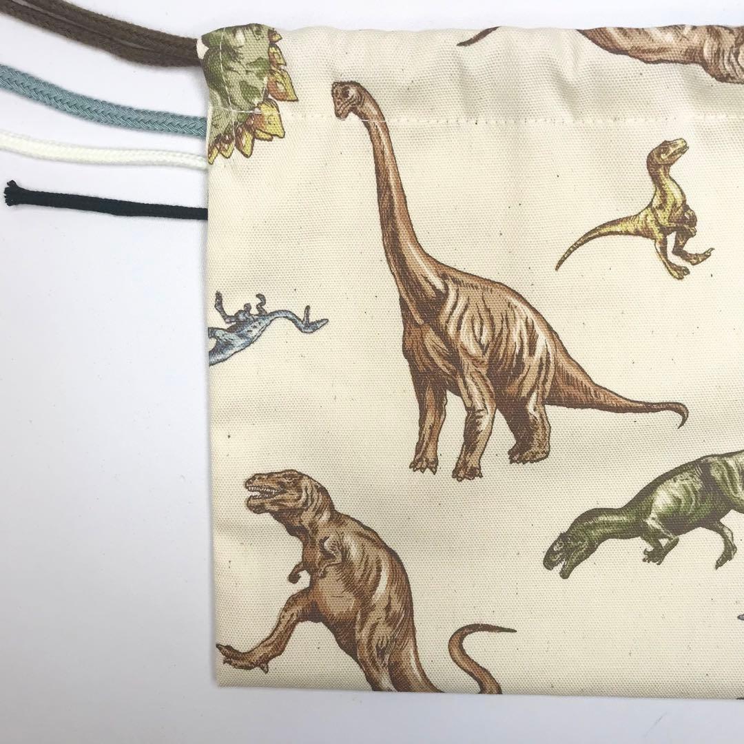 KURU˖ ࣪⊹様　確認用　恐竜　ランチョンマット　35×45 巾着袋
