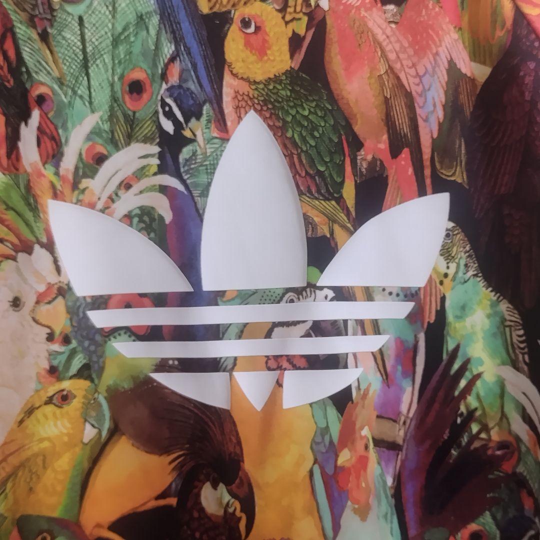 美品 adidas ジャージ トラックジャケット 鳥 総柄 OTサイズ