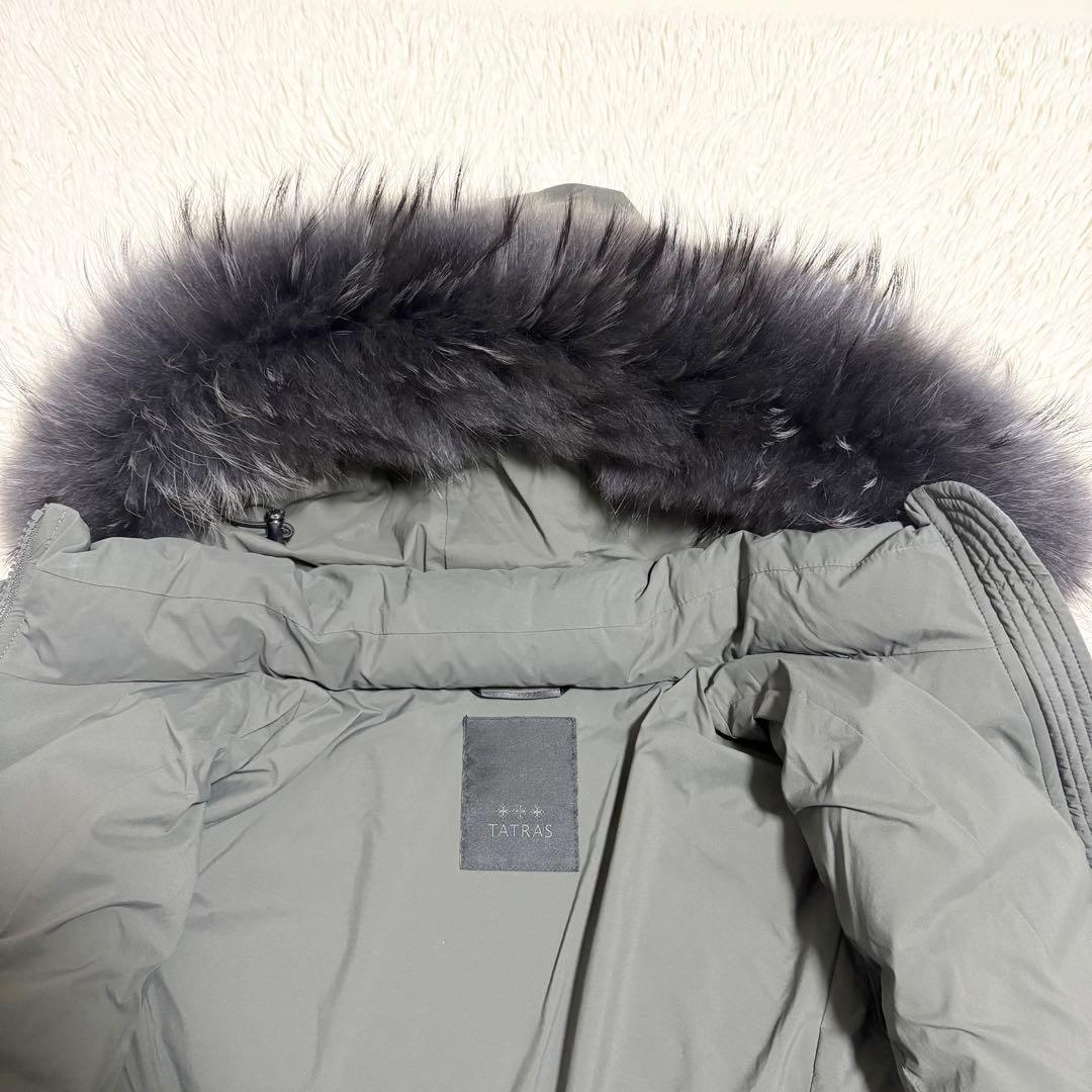 未使用級✨TATRAS VERENA ダウンジャケット チャコールグレー 03