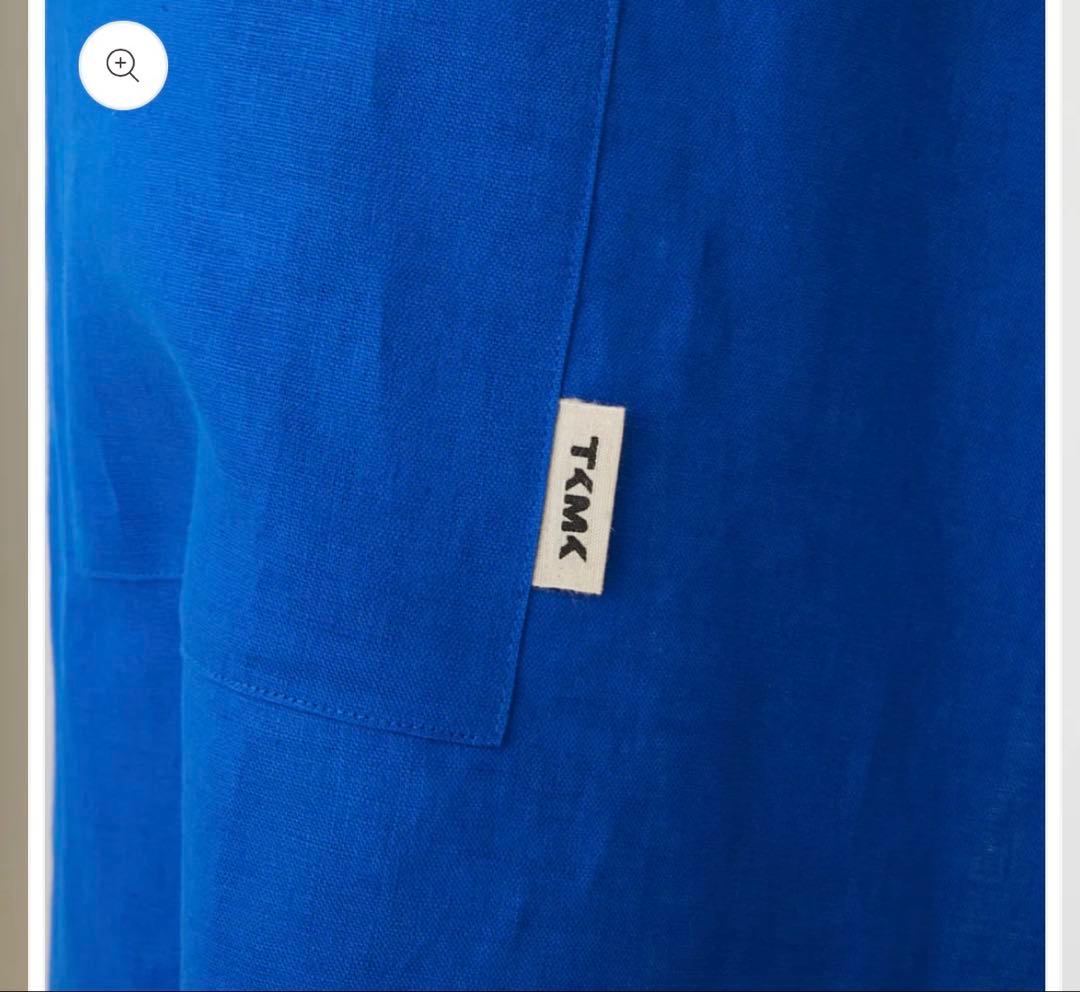 【新品】【新作】⭐️エプロン⭐️タキマキ⭐️TAKIMAKI ブルー　クロス付