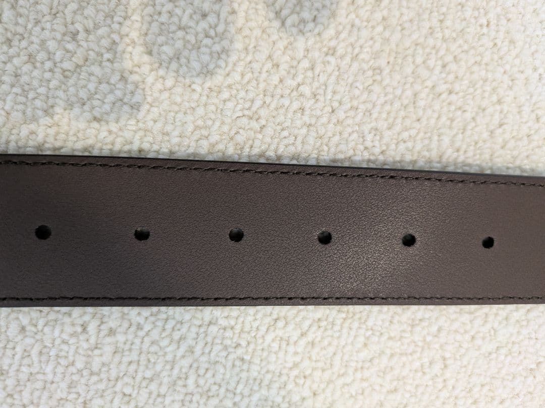j*o様 【未使用級】 グッチ バレンシアガ コラボ ベルト BB レザー ブラ