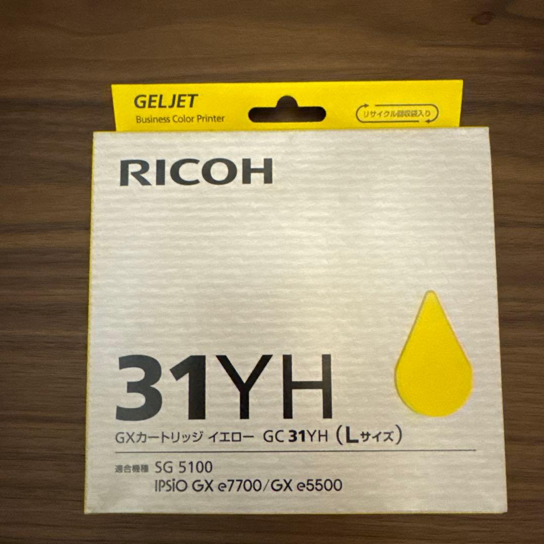 セール　新品　純正RICOH 31シリーズ インクカートリッジ 4色セット