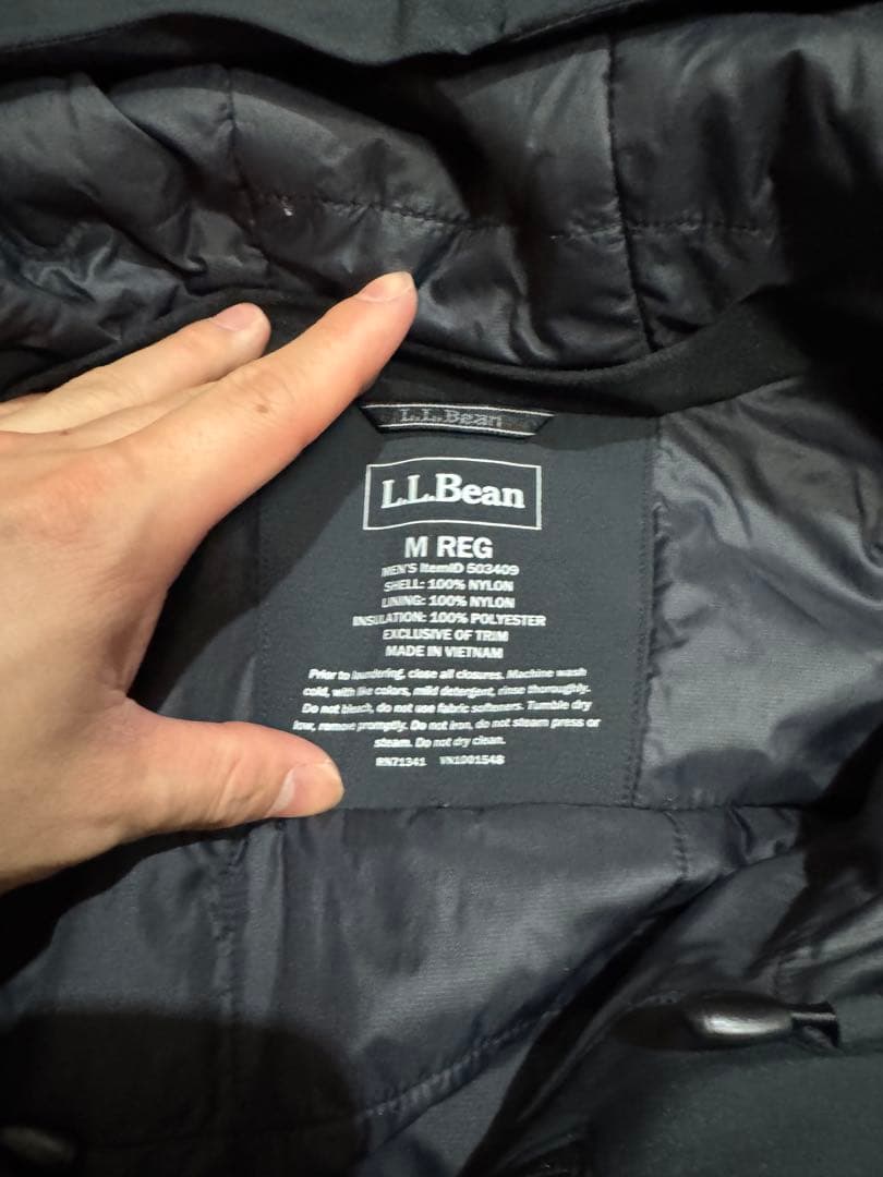 L.L.Bean ブラック マウンテンパーカー