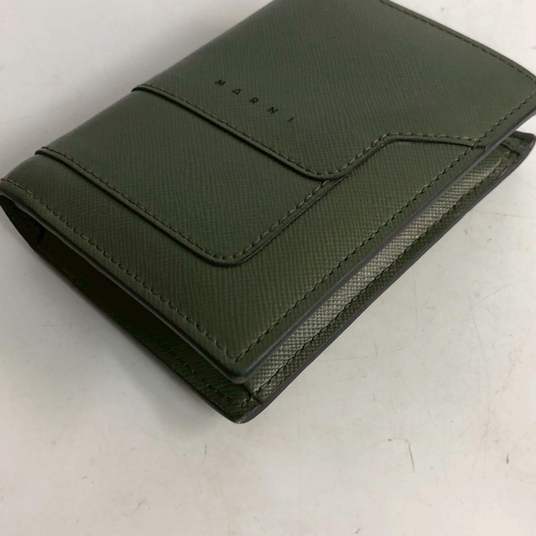 MARNI マルニ 二つ折り財布 小物 グリーン ミニ財布