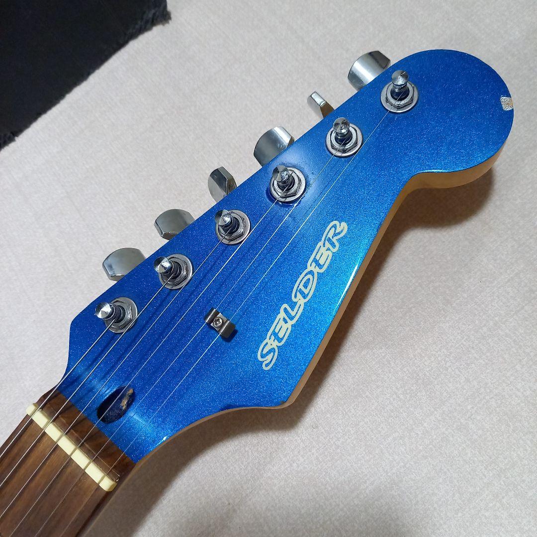 メンテナンス済◎SELDER ストラトキャスター メタリックブルー セット1
