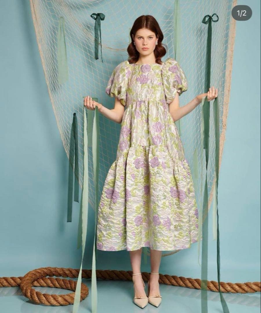 完売限定品 sisterjane シスタージェーン ジャガードドレス ワンピース