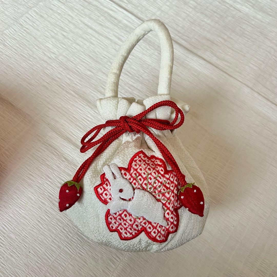 七五三 3歳 着物 753 正絹 被布 絹 絞り柄 三歳 赤 草履 金彩 熨斗目