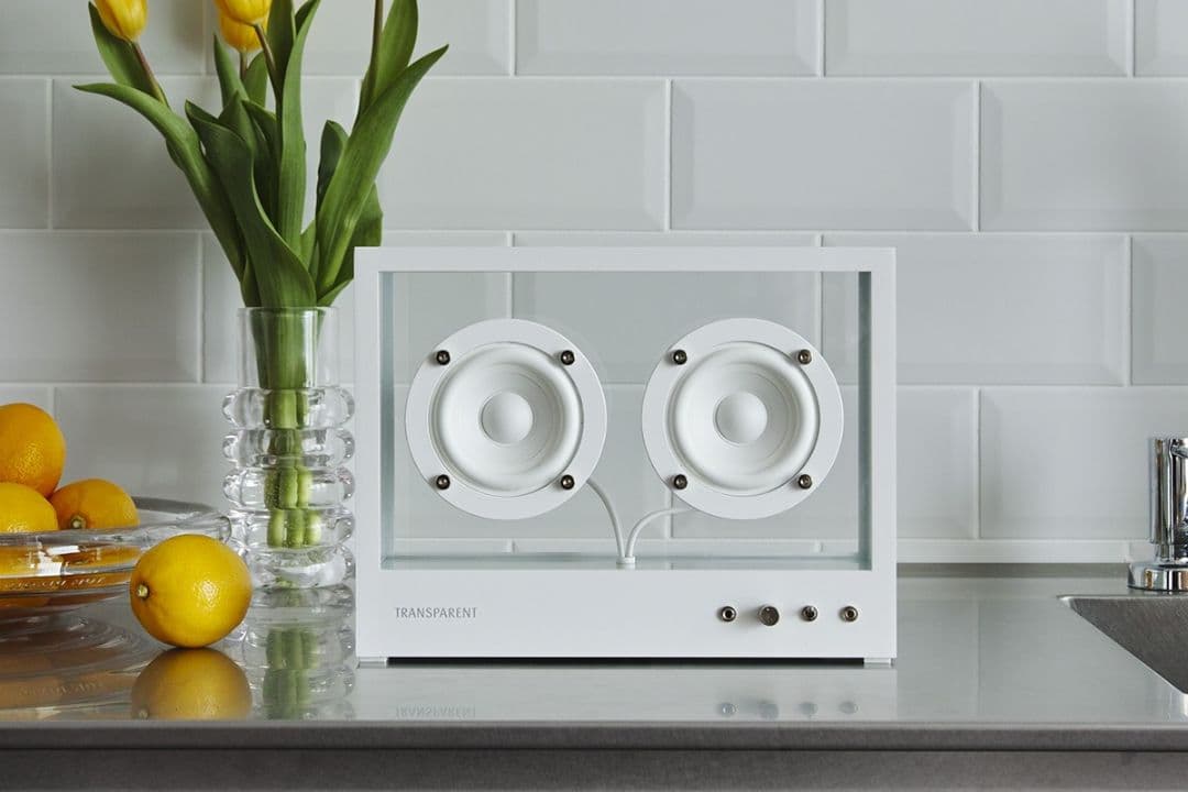 新品未開封 TRANSPARENT SPEAKER SMALL ホワイト