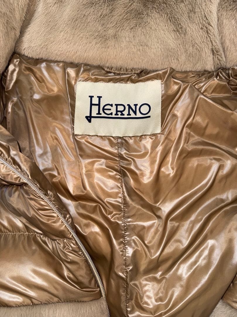HERNO ヘルノ ナイロンウルトラライトダウンジャケット38 美品