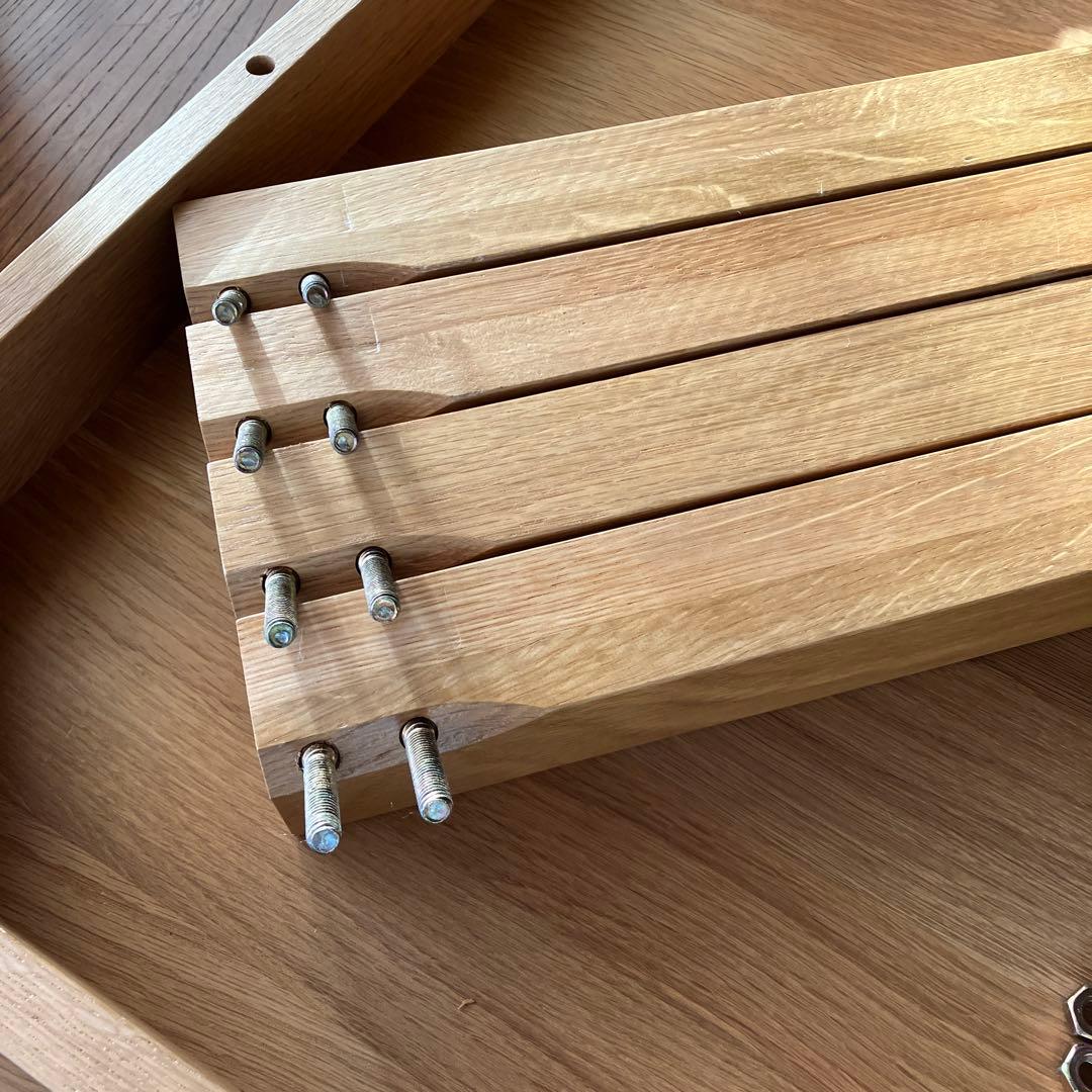 無印良品MUJIダイニングテーブル オーク材 80cm✖️ 80cm