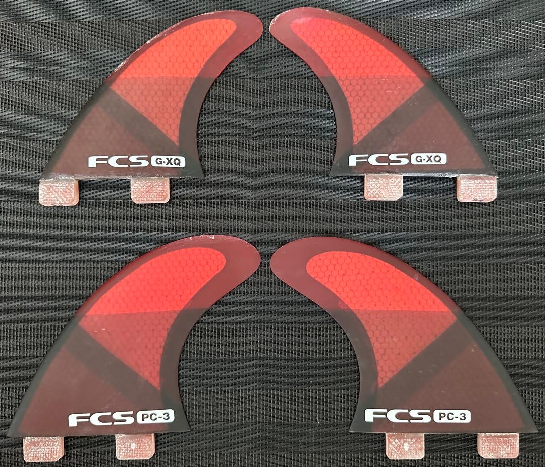 FCS G-XQ & PC-3 Quad Fin Set クアッド 4枚セット
