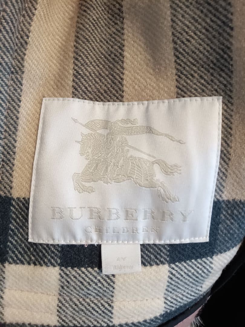 バーバリー ダッフルコート キッズ ピンク 100cm~ 4year