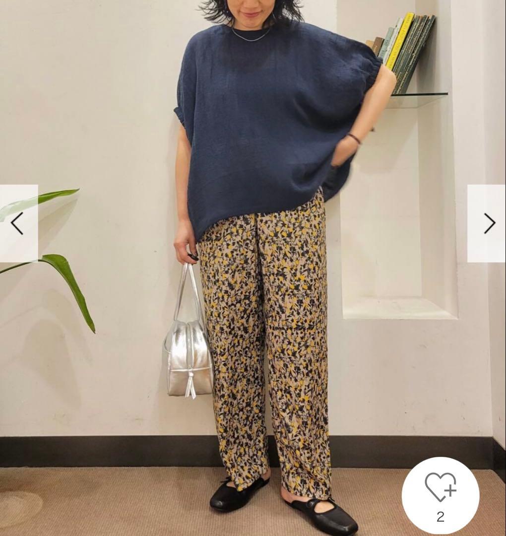 新品　今季　かぐれ　パナマギャザースリーブプルオーバー 2025