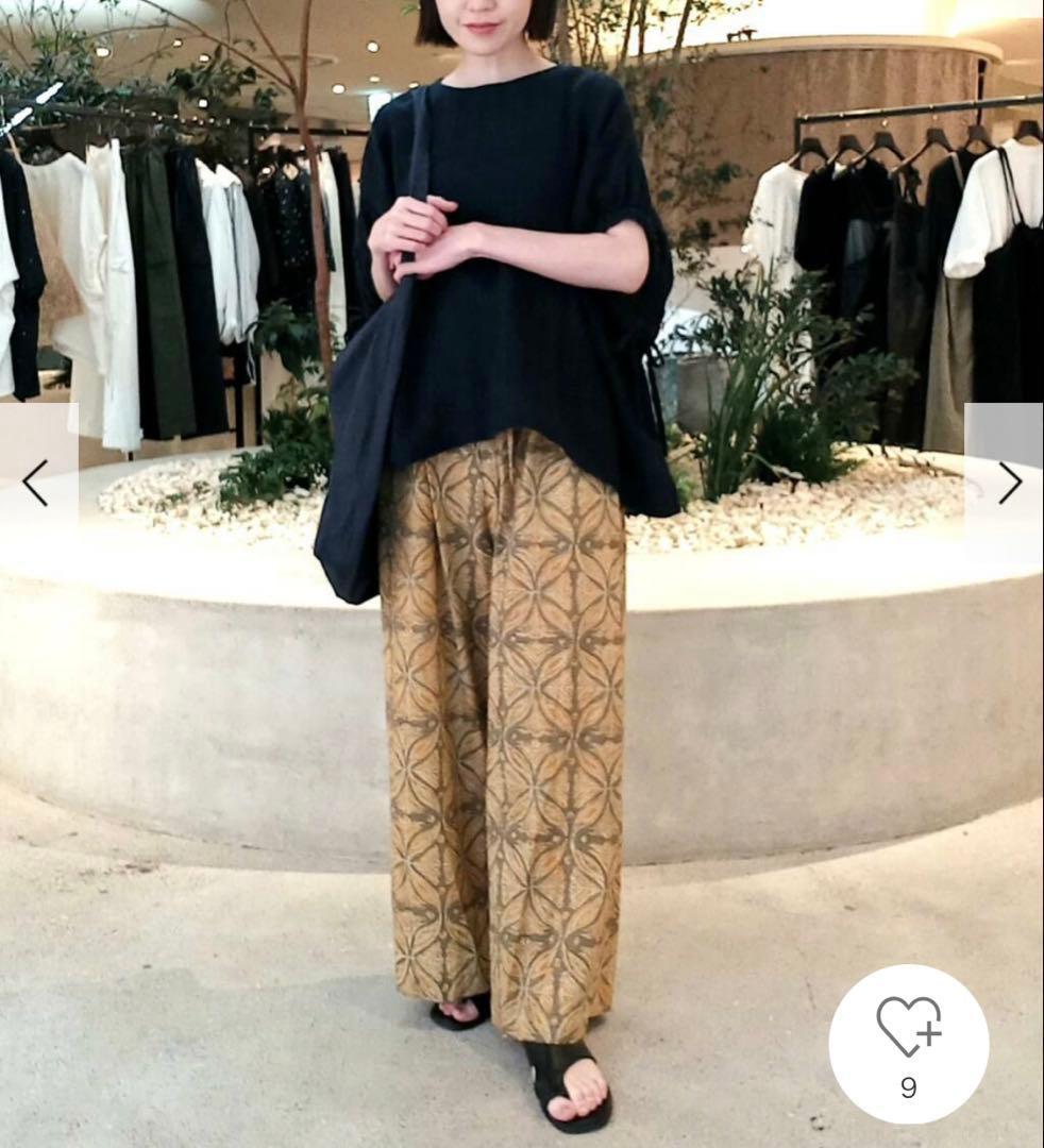 新品　今季　かぐれ　パナマギャザースリーブプルオーバー 2025