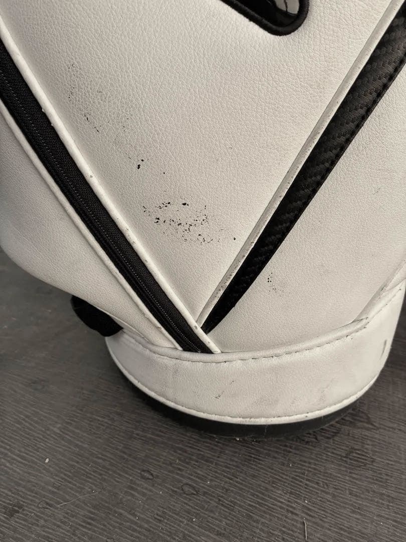 PING キャディバッグ ホワイト　取手に難あり