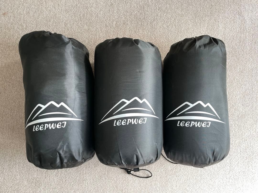 LEEPWEI 筒型寝袋 シュラフ　3つセット
