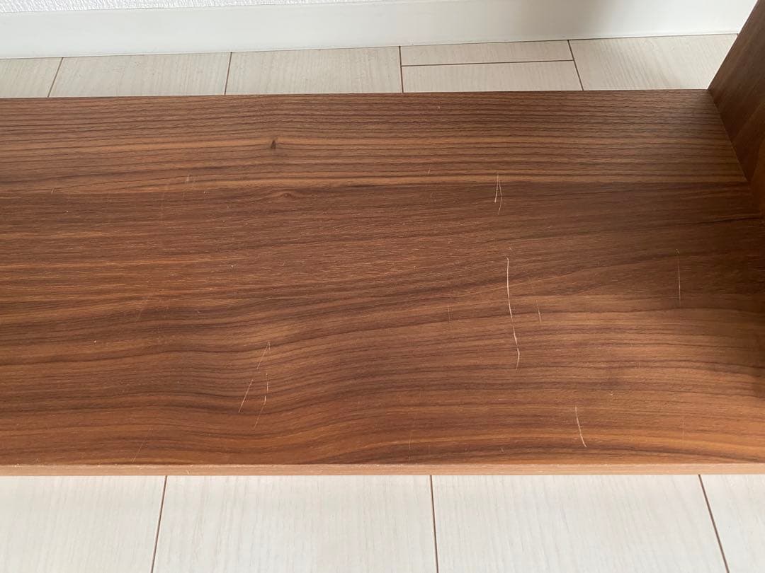 無印良品　スタッキングシェルフ・ワイド・2段　ウォールナット