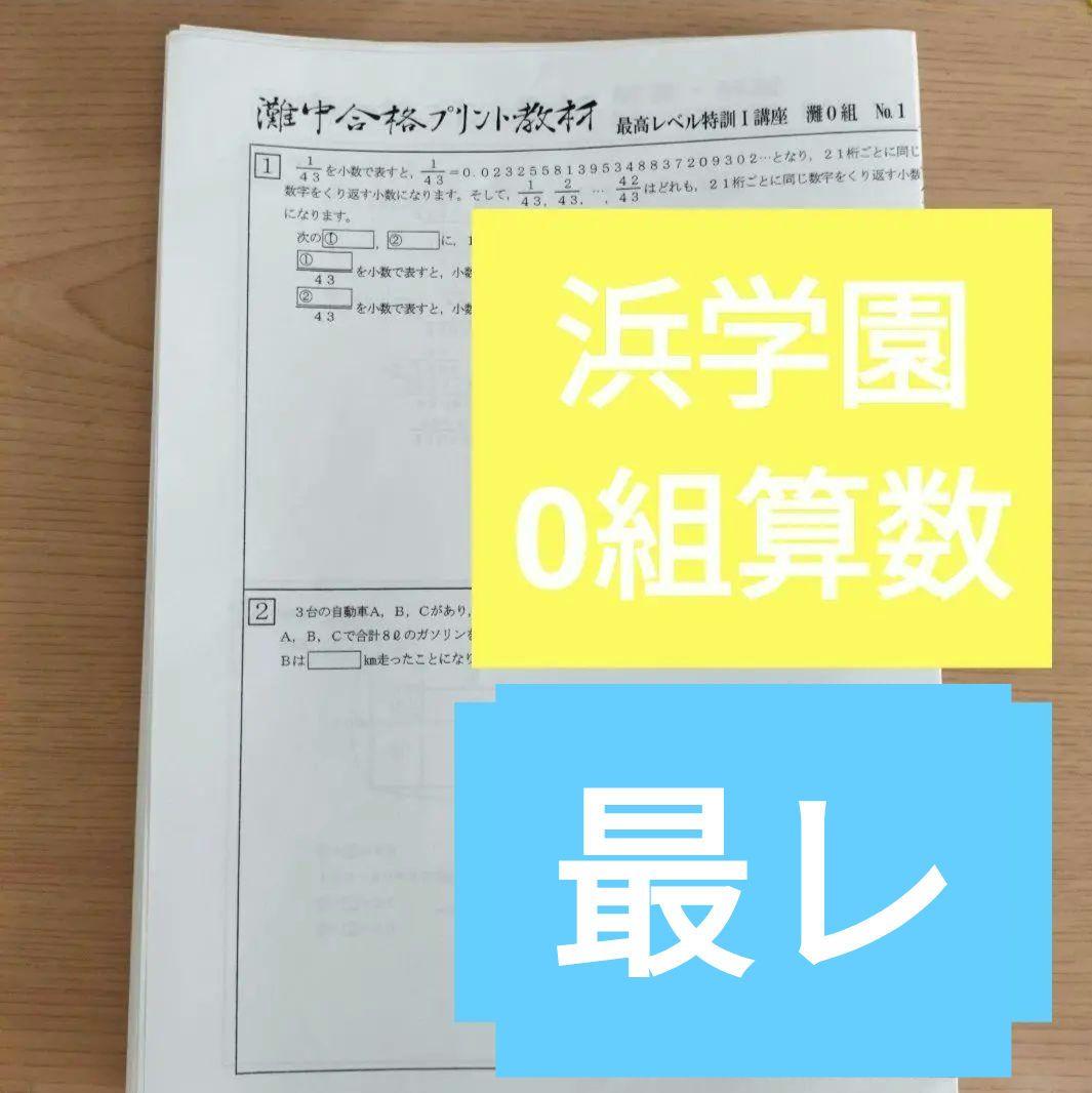 浜学園 0組　算数 灘中　灘合　特訓　最レ　希　算数オリンピック No.1〜40