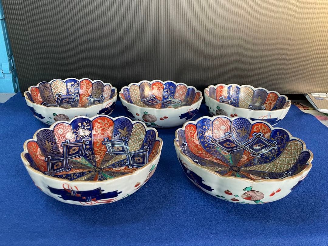 深鉢　伊万里焼　錦手伊万里