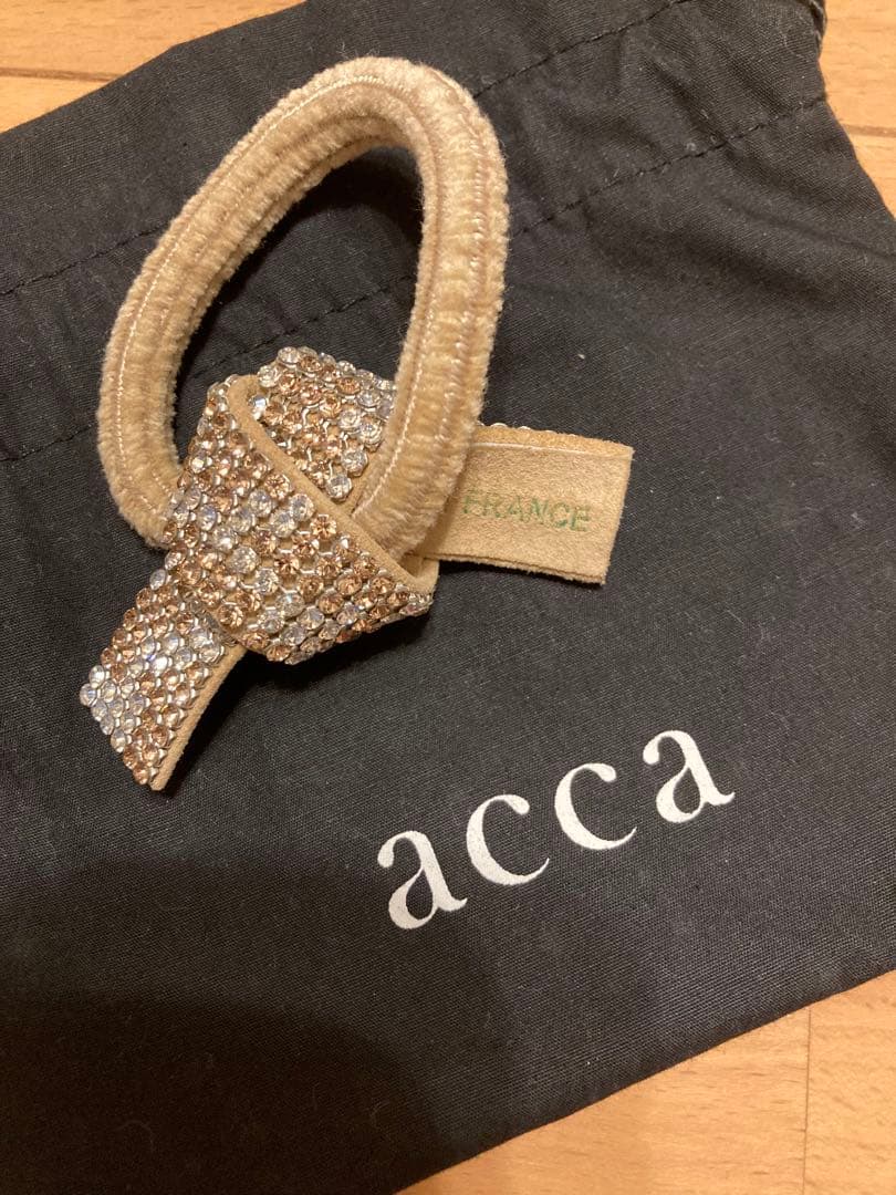 acca、アッカ、ドレスポニー、ライトピンク、ヘアゴム、