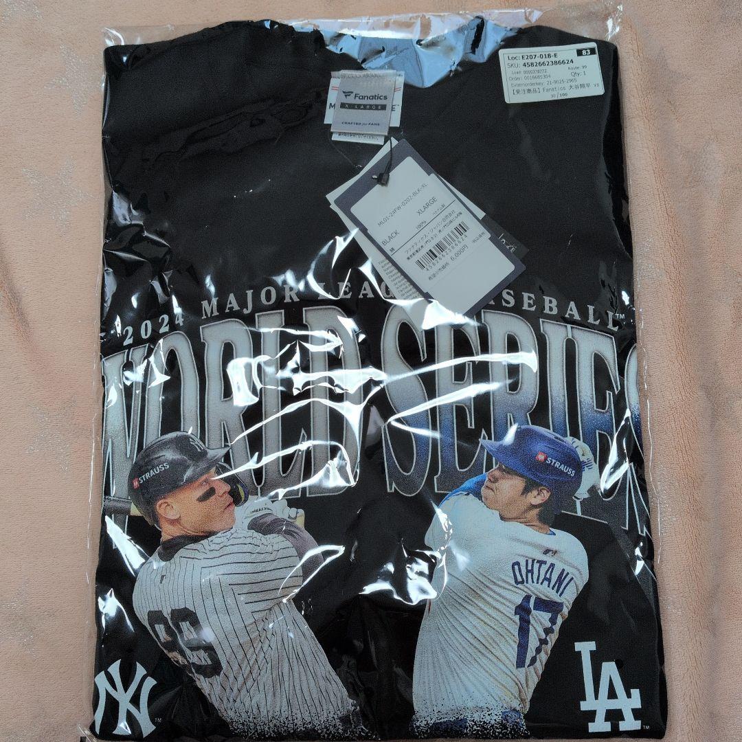 新品未開封　大谷翔平　アーロン・ジャッジWS2024　マッチアップTシャツ　XL
