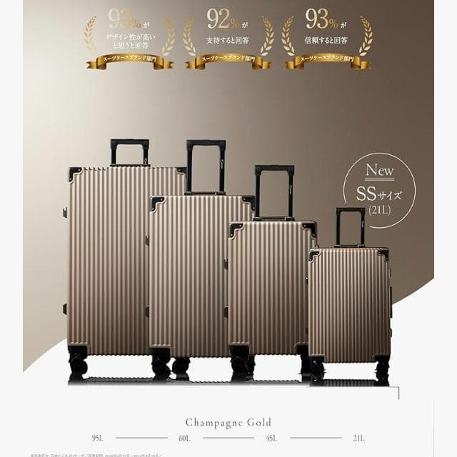 新品未使用 C.JUTRO 日本発案 機能性抜群スーツケース キャリーケース