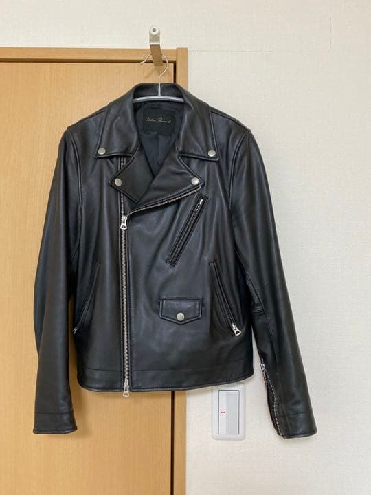 アーバンリサーチ　ラム革　ライダースジャケット