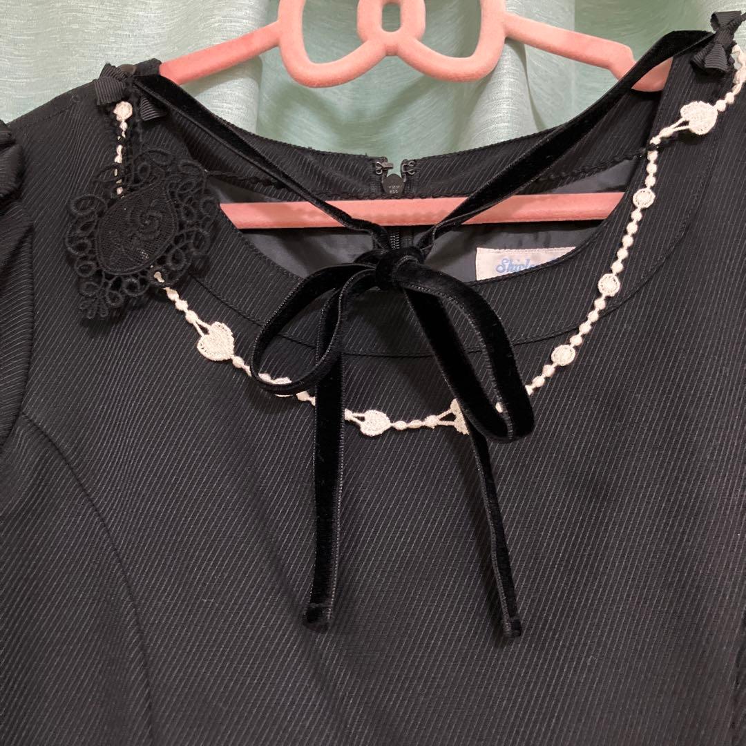 シャーリーテンプル　水玉デザイン 半袖ドレス