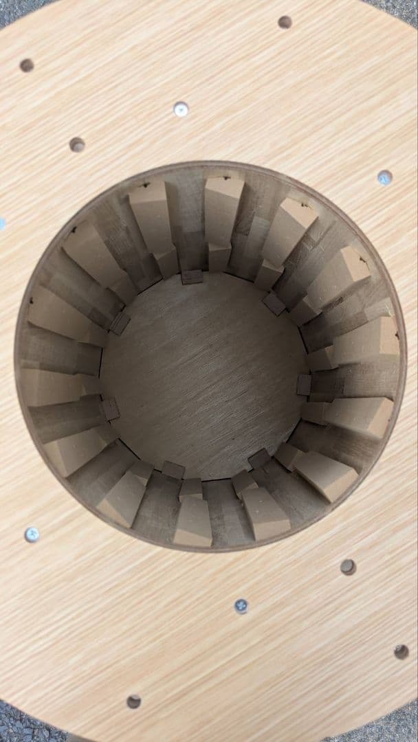 カリモク KNS カラーウッドプレーン ミディアム ラウンドテーブル　M2736