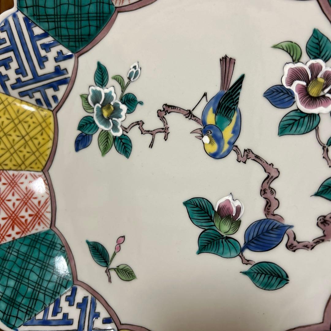 九谷焼　星峯窯　飾り皿　大皿　オードブル皿　32㎝　美術品　工芸品