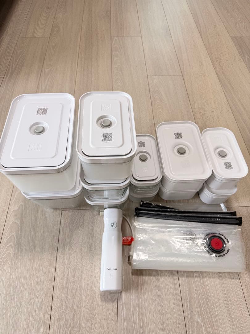 ツヴェリング　真空容器　セット　ポンプ付