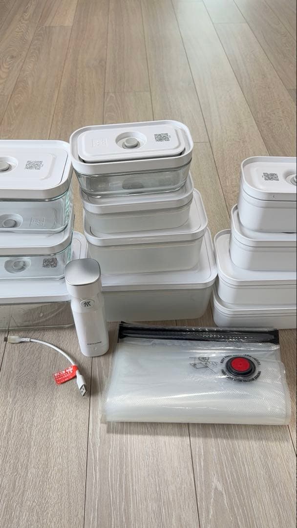 ツヴェリング　真空容器　セット　ポンプ付