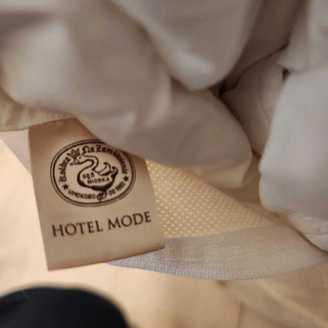 ホテルモード、水島羽毛 掛け布団 150x210cm、クリーニング済み、美品