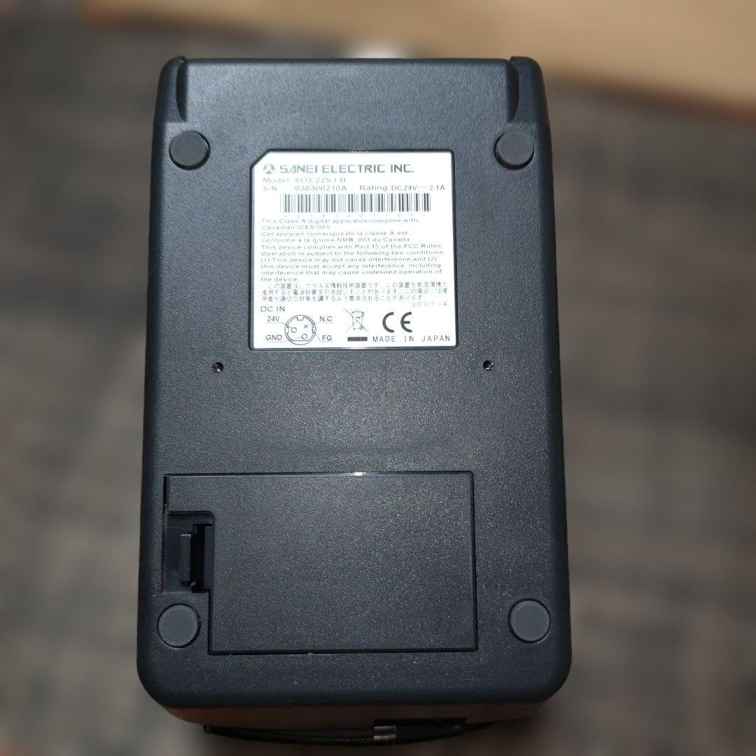 【三栄電機】レシートプリンター SD3-22SJ-B （ブラック）✭中古品
