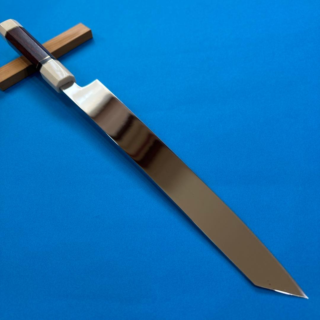 切付け柳　V10全鋼鏡面仕上げ 花梨と人造大理石の柄