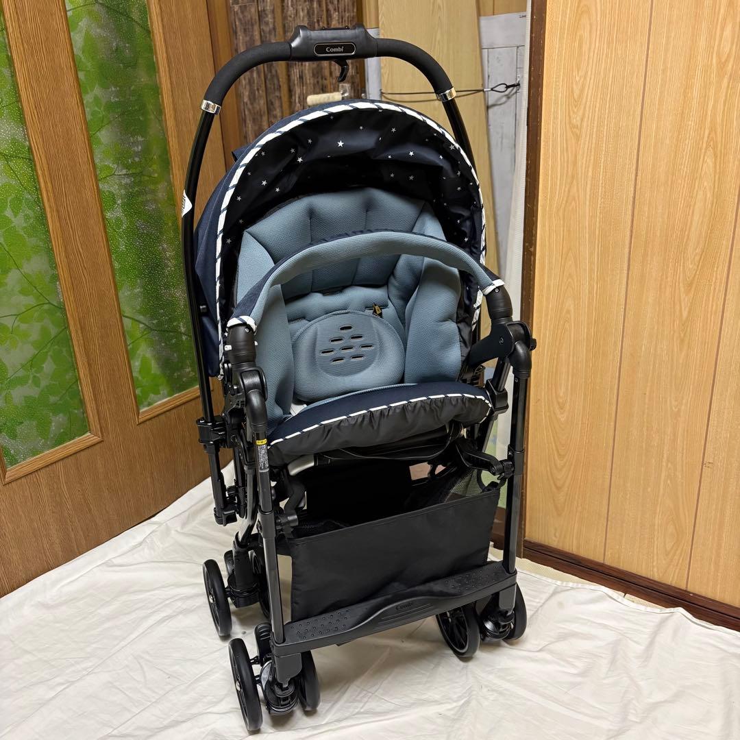 未使用に近い コンビ スゴカルα 4キャス エッグショック HS ベビーカー