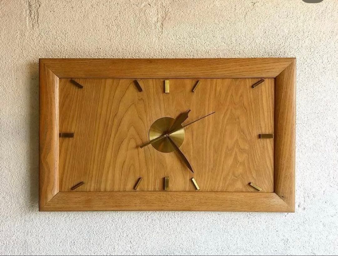 1950‘s アンティーク 大型 壁掛け時計