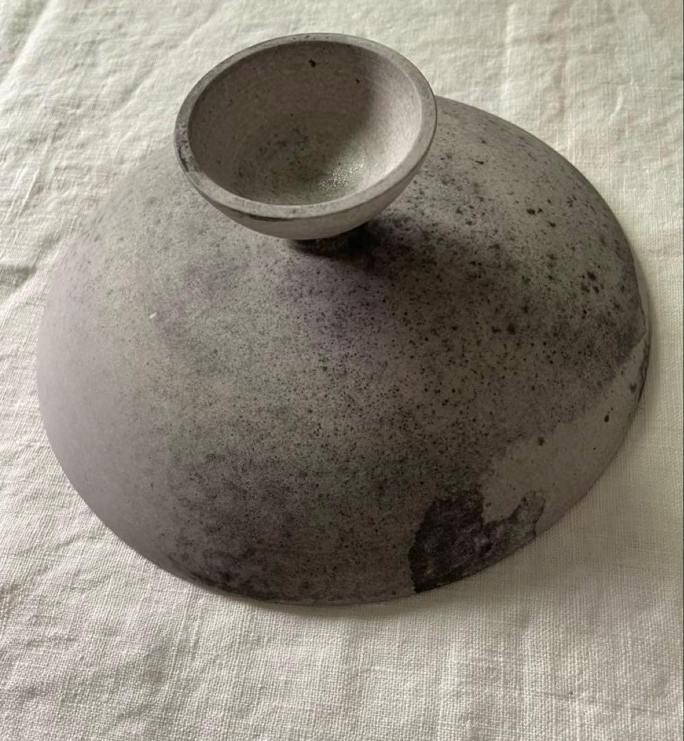 鮫島陽_ 舟 Boat ［未使用］19cm×7cm 脚付 高台 コンポート皿　中