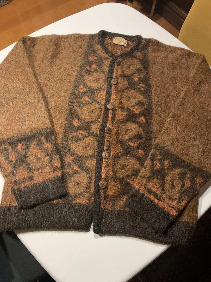 50's 60's モヘアカーディガン　ドライボーンズ　グルービンハイ