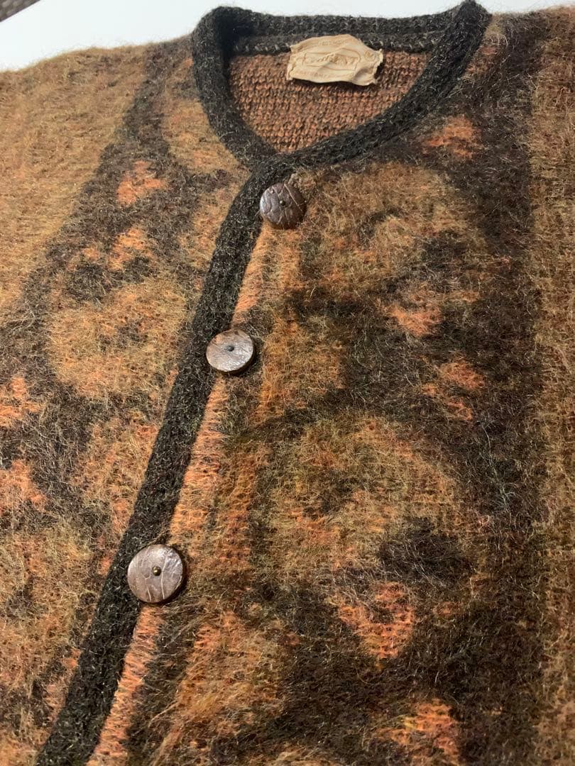 50's 60's モヘアカーディガン　ドライボーンズ　グルービンハイ