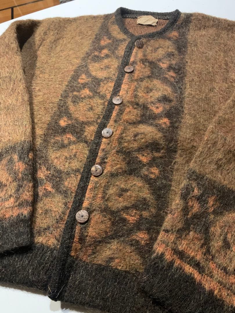 50's 60's モヘアカーディガン　ドライボーンズ　グルービンハイ