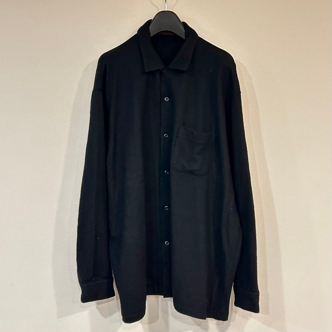 イ*き様 Y's formen ウールブラウス オープンカラー シャツ