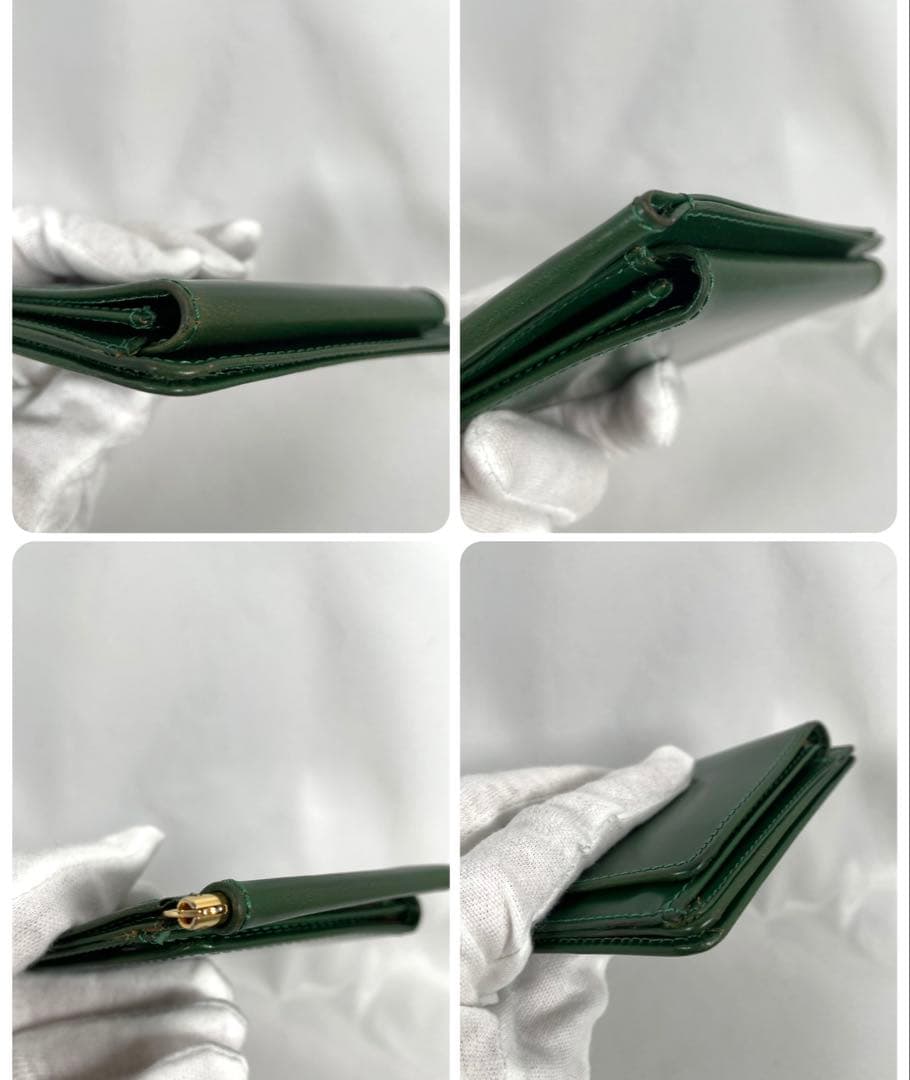 美品 GLEN グレンロイヤル 二つ折り財布 マネークリップ レザー