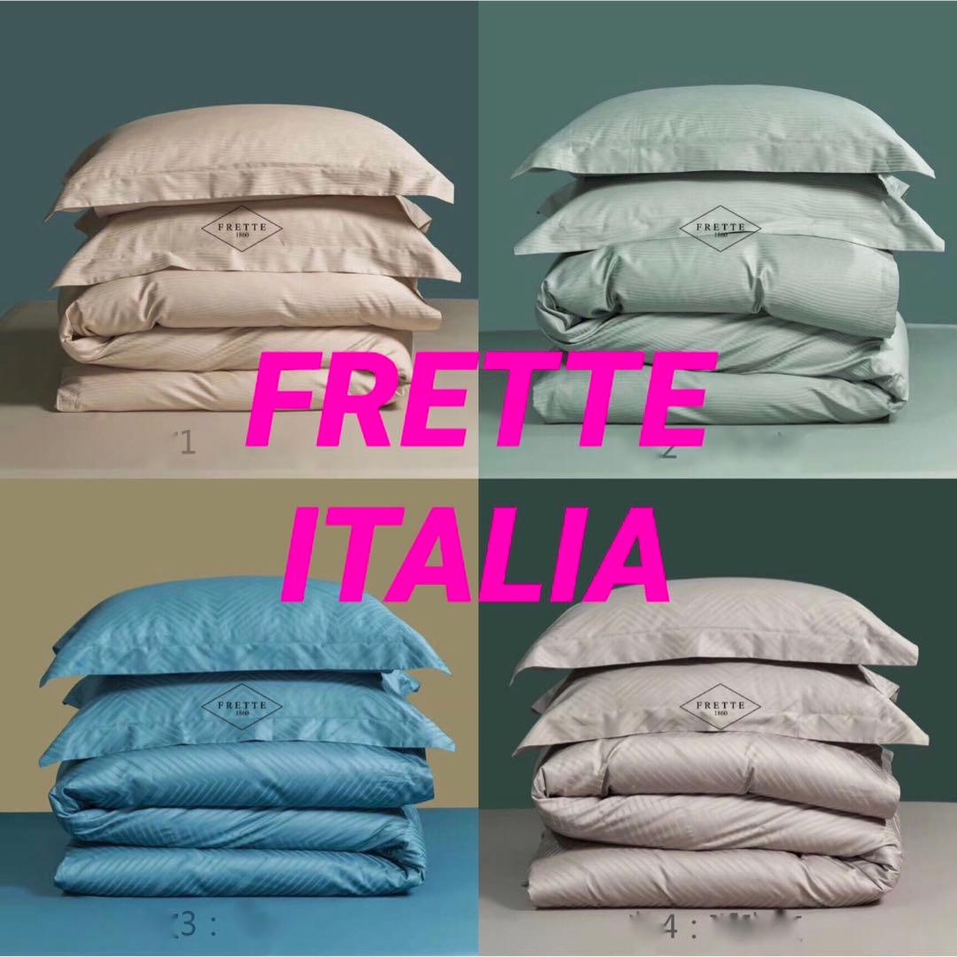 ❇️Fretteフレッテイタリア高級リネン寝具4点セット